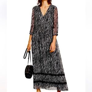ZEBRA MAXI DRESS Size US6 (Uk 10) Excellent condition